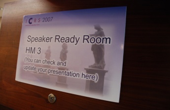 Speaker Ready Room