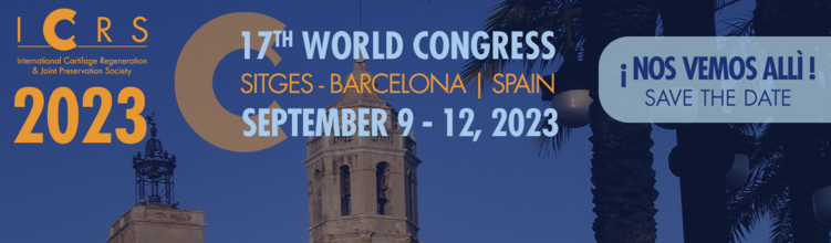 Mark your Agenda – ICRS23 World Congress Sitges/Barcelona