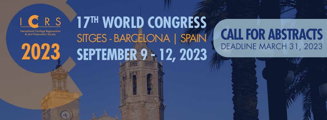 ICRS 2023 Sitges | Call for Abstracts
