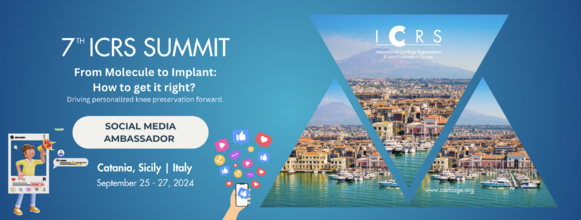 Join us at our Summit in Catania as an ICRS Social Media Ambassador!