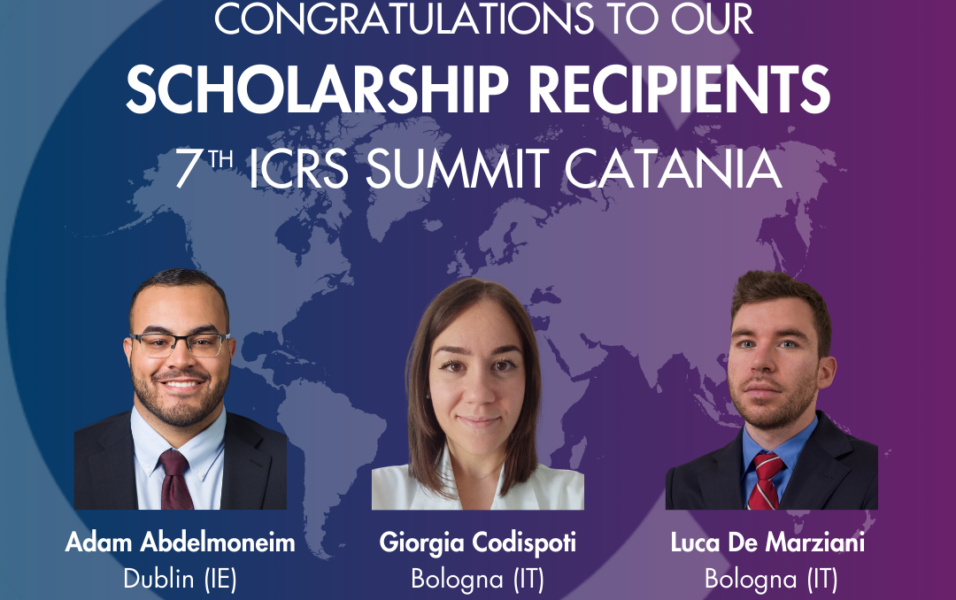 Scholarship winners ICRS Summit Catania 2024